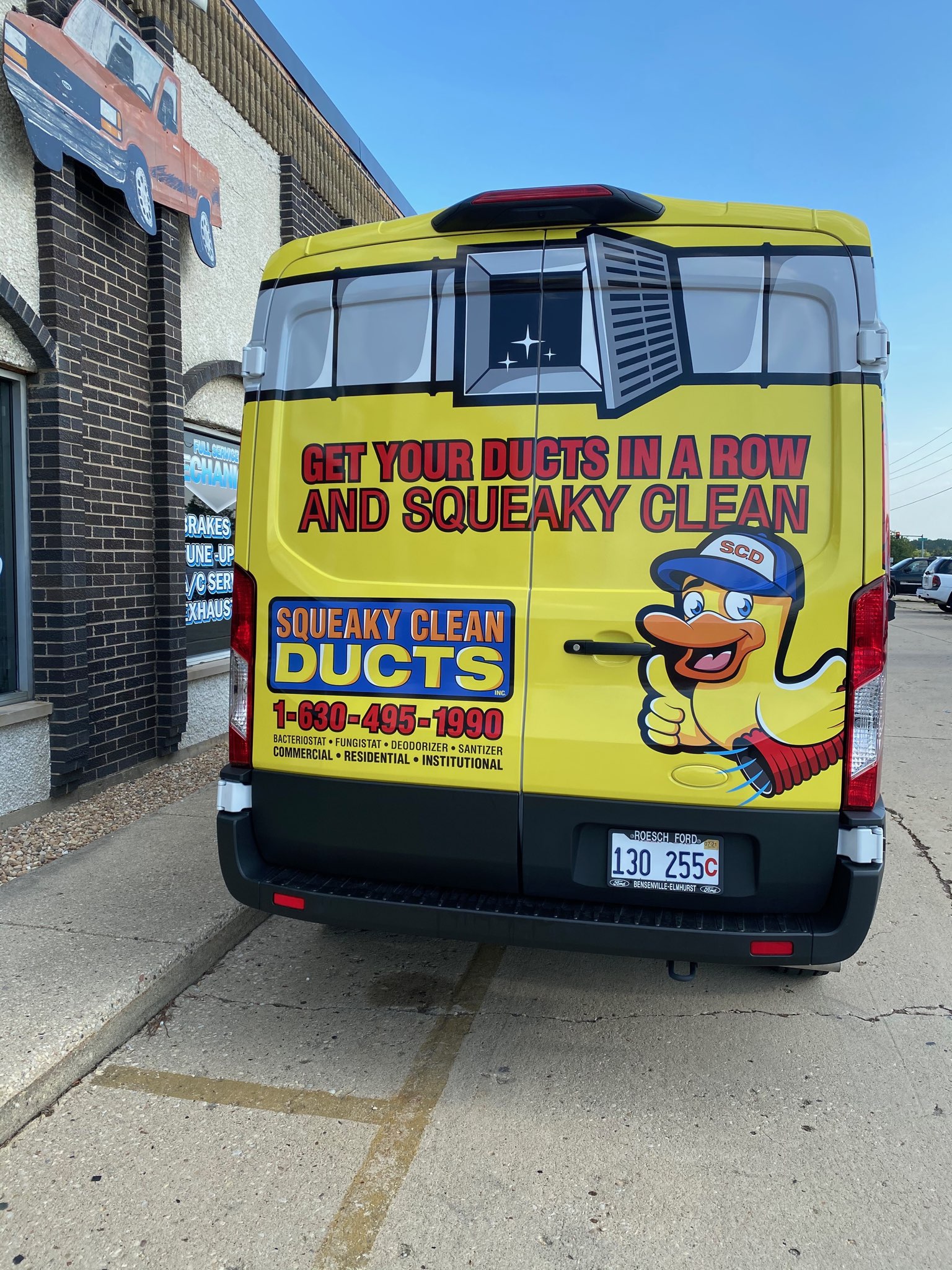 Squeaky Clean Ducts truck
